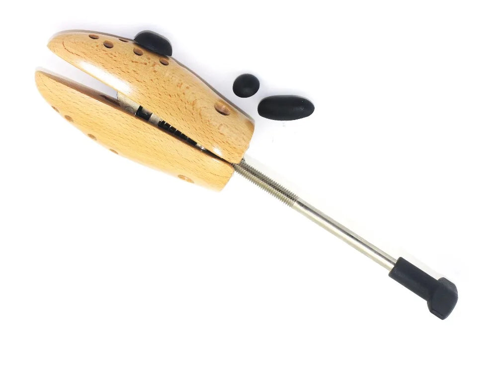 Wooden One Way Shoe Stretcher / Shoe Expander With T Shaped Handle in Beech/Hardwood (Varnished) DDP- SS01D