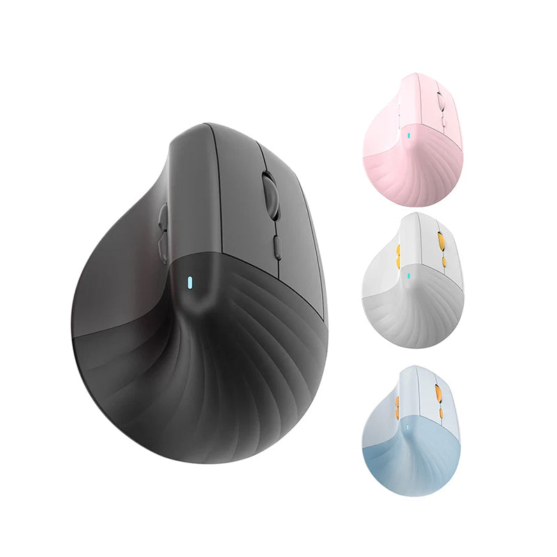 6D Lift Vertical Ergonomic Mouse Quite Click Bluetooth Wireless Rechargeable Ergonomic Mice for Laptop PC Vertical Mouse