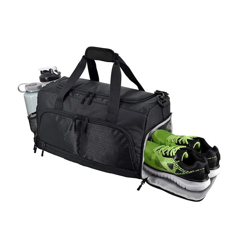 Large Capacity Sport Duffel Bag Gym Bag with Shoes Compartment