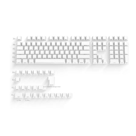 Custom PBT Blank Two-Color Injection Molding Keycap for DIY Thermal Sublimation Engraving for ANSI ISO Mechanical Keyboard