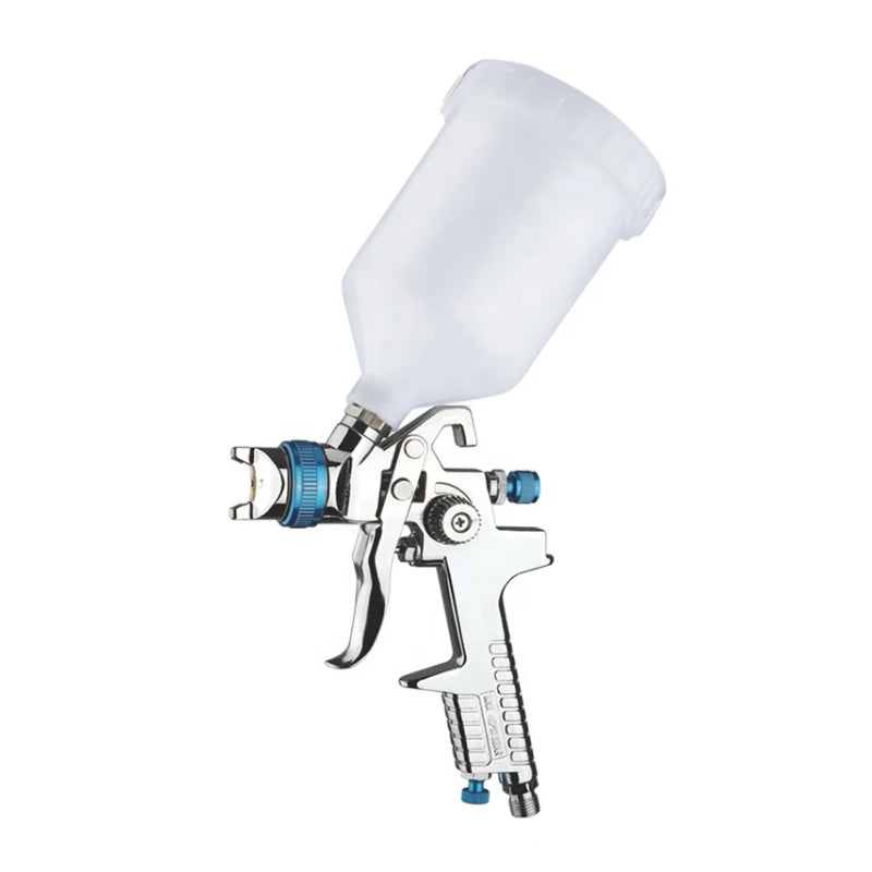 Sicopro Lower Price air Filter Spray Gun Chrome Paint Hvlp H-827A Sprayer air Pump Equipment Tools Cup Pot Painting Machine